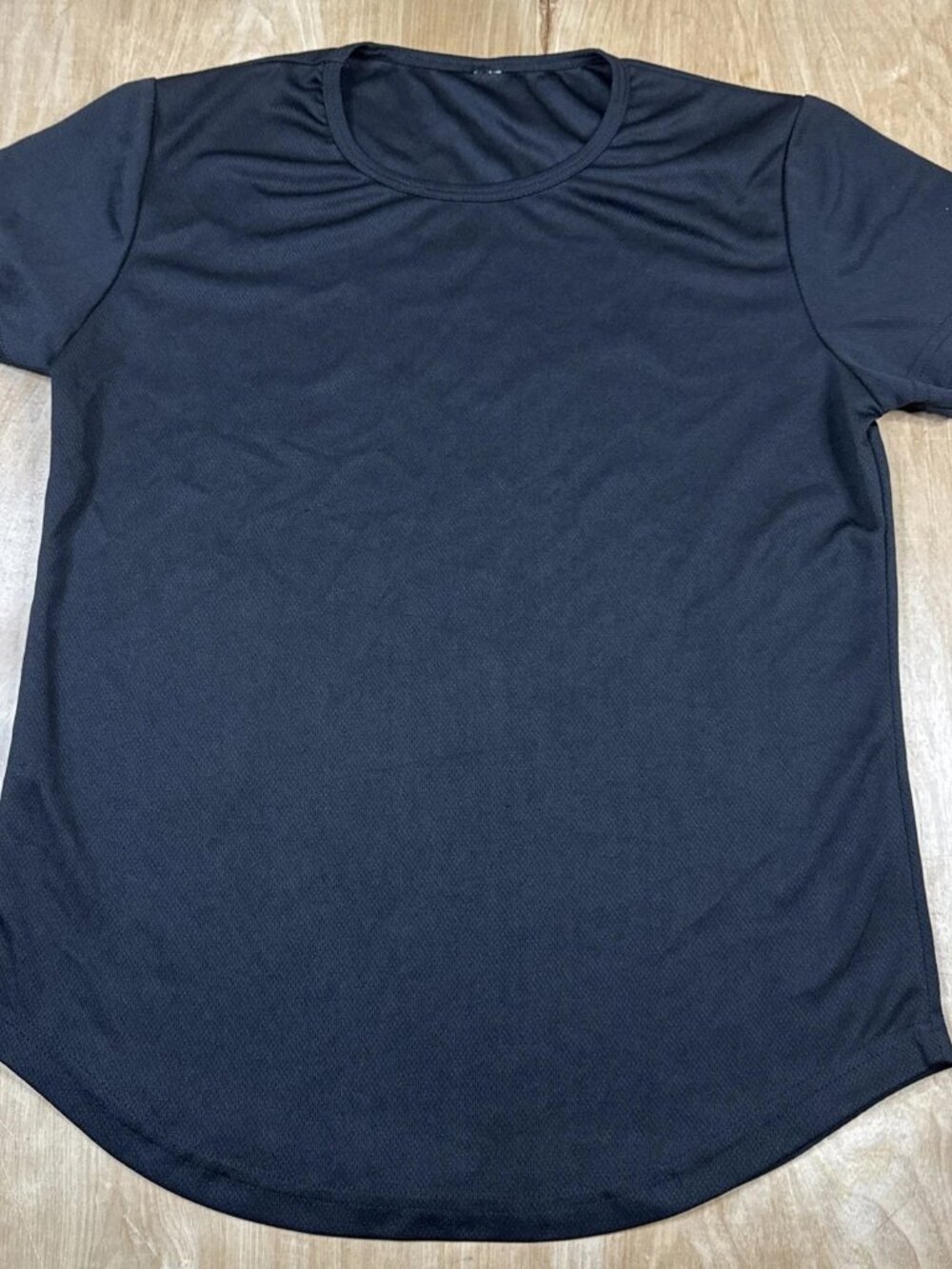 Lululemon Womens Large Black Solid Short Sleeve Performance Lightweight Top